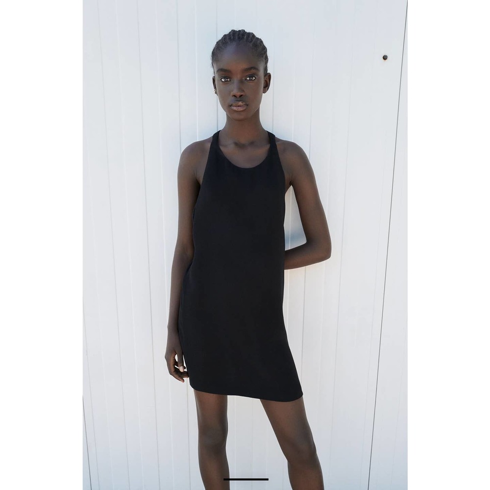 ZARA Short Sleeveless Flowy Dress-Large